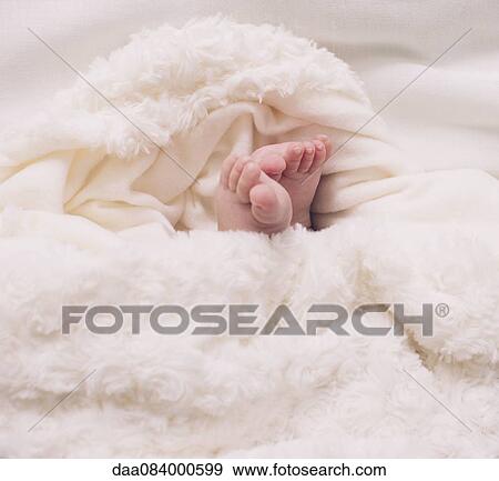 Stock Photo - Baby's foot. Fotosearch