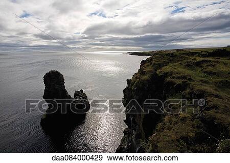 Coastal view, Hellnar, Iceland View Large Photo Image Stock Photo - Coastal view, Hellnar, Iceland. Fotosearch