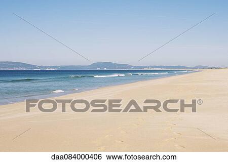 Deserted beach View Large Photo Image Stock Photograph - Deserted beach. Fotosearch