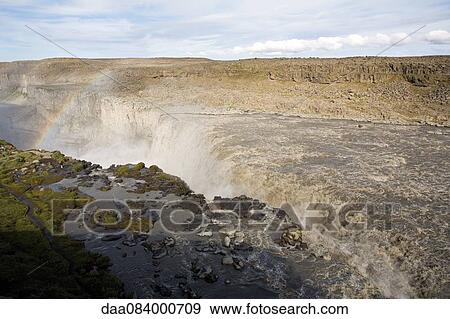 Stock Photo - Dettifoss waterfall, Iceland. Fotosearch