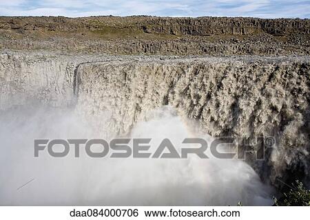 Dettifoss waterfall, Iceland View Large Photo Image Stock Photograph - Dettifoss waterfall, Iceland. Fotosearch