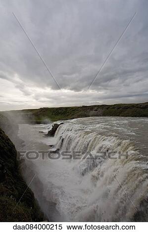 Gullfoss waterfall, Iceland View Large Photo Image Stock Photography - Gullfoss waterfall, Iceland. Fotosearch