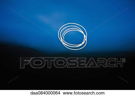 Light trails in night sky View Large Photo Image Picture - Light trails in night sky. Fotosearch