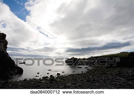 Rocky beach, Hellnar, Iceland View Large Photo Image Stock Image - Rocky beach, Hellnar, Iceland. Fotosearch