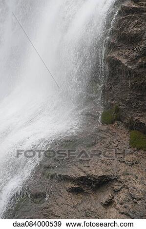 Waterfall View Large Photo Image Stock Photo - Waterfall. Fotosearch