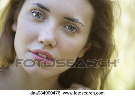 Woman, portrait View Large Photo Image Stock Photograph - Woman, portrait. Fotosearch