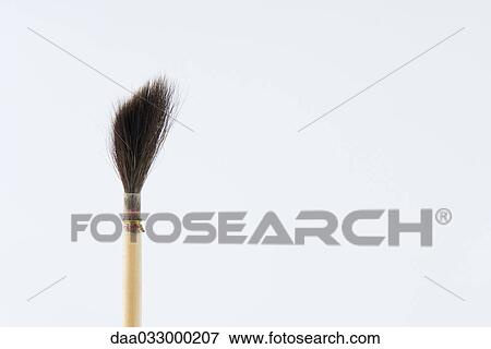 Artist's paintbrush, close-up View Large Photo Image Stock Photo - Artist's paintbrush, close-up. Fotosearch
