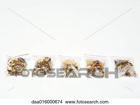 Baggies containing chinese herbal tea mixture View Large Photo Image Picture - Baggies containing chinese herbal tea mixture. Fotosearch