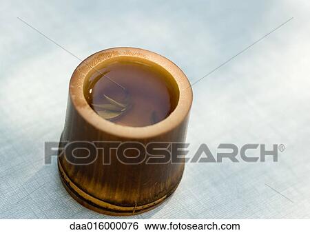Bamboo cup of tea View Large Photo Image Stock Photograph - Bamboo cup of tea. Fotosearch