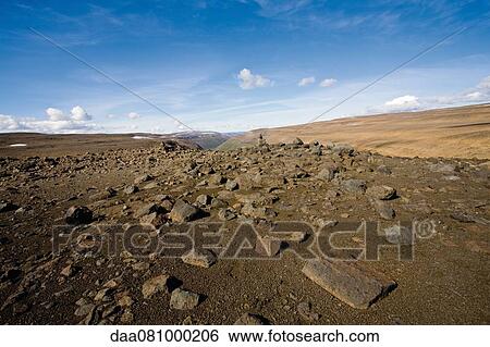 Barren landscape, Sprengisandur region, Iceland View Large Photo Image Stock Photograph - Barren landscape, Sprengisandur region, Iceland. Fotosearch