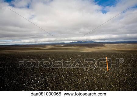 Barren landscape, Sprengisandur region, Iceland View Large Photo Image Stock Photography - Barren landscape, Sprengisandur region, Iceland. Fotosearch