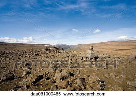 Barren landscape, Sprengisandur region, Iceland View Large Photo Image Stock Photography - Barren landscape, Sprengisandur region, Iceland. Fotosearch