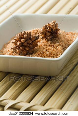 Bath salts and dried flowers View Large Photo Image Picture - Bath salts and dried flowers. Fotosearch