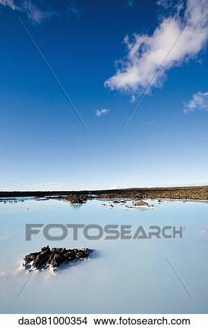 Blue Lagoon geothermal spa, Reykjanes Peninsula, Iceland View Large Photo Image Picture - Blue Lagoon geothermal spa, Reykjanes Peninsula, Iceland. Fotosearch