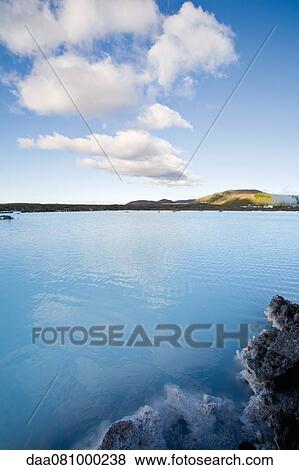Blue Lagoon geothermal spa, Reykjanes Peninsula, Iceland View Large Photo Image Stock Photo - Blue Lagoon geothermal spa, Reykjanes Peninsula, Iceland. Fotosearch