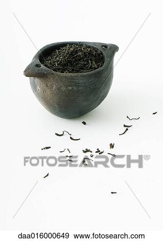 Bowl of tea leaves View Large Photo Image Stock Photo - Bowl of tea leaves. Fotosearch