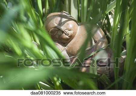 Buddha statue in grass View Large Photo Image Stock Photography - Buddha statue in grass. Fotosearch