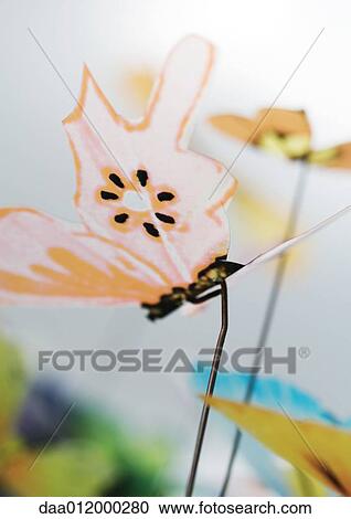 Stock Image - Butterfly decoration. Fotosearch