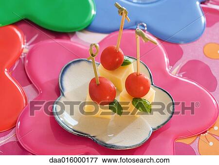 Cheese and tomato appetizers View Large Photo Image Stock Photo - Cheese and tomato appetizers. Fotosearch