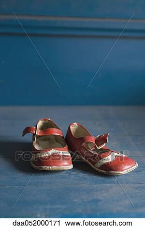 Stock Image - Child's shoes. Fotosearch