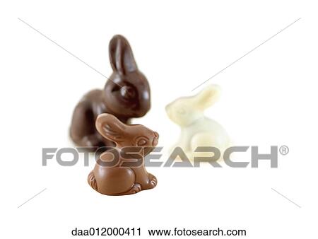 Stock Image - Chocolate bunnies. Fotosearch
