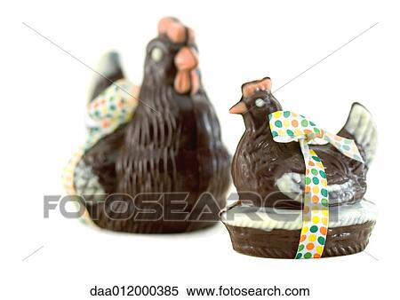 Chocolate chickens View Large Photo Image Stock Photography - Chocolate chickens. Fotosearch
