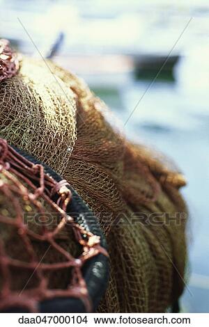 Picture - Close-up of fishing net. Fotosearch