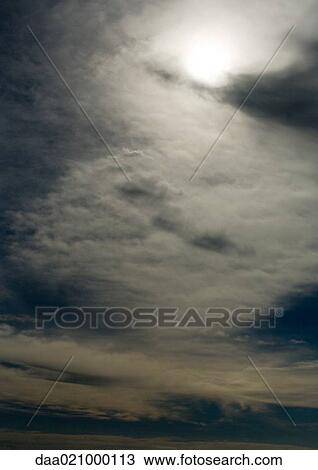 Stock Image - Cloudy sky. Fotosearch