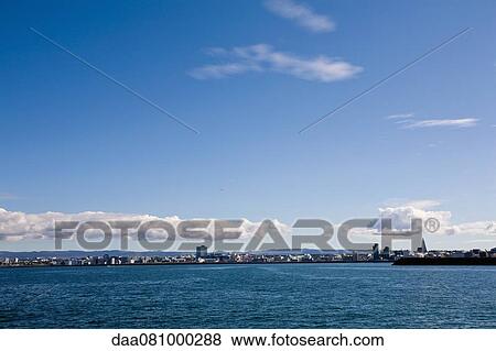 Coastal view of Reykjavik, Iceland View Large Photo Image Stock Photo - Coastal view of Reykjavik, Iceland. Fotosearch