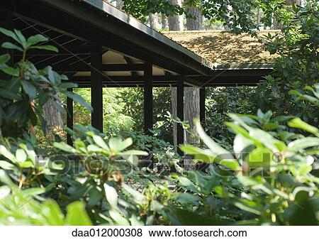 Stock Photo - Covered walkway. Fotosearch