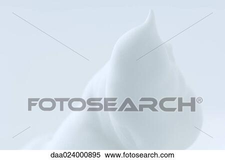 Stock Photography - Cream, extreme close-up. Fotosearch