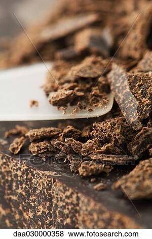 Dark chocolate, extreme close-up View Large Photo Image Stock Photo - Dark chocolate, extreme close-up. Fotosearch
