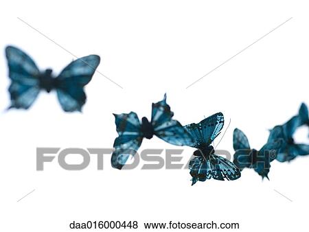 Stock Photo - Fake butterflies. Fotosearch