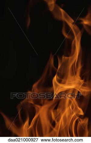 Flames, full frame View Large Photo Image Stock Photo - Flames, full frame. Fotosearch