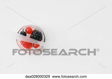 Fresh berries in small round container View Large Photo Image Stock Photo - Fresh berries in small round container. Fotosearch