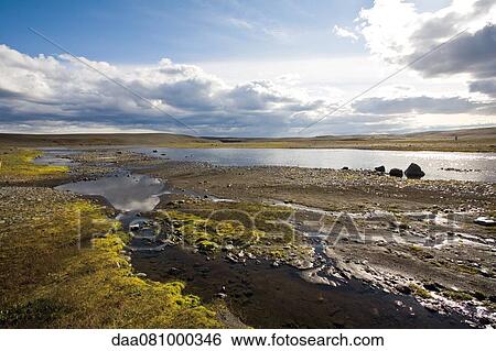 Glacial river, Sprengisandur region, Iceland View Large Photo Image Stock Photograph - Glacial river, Sprengisandur region, Iceland. Fotosearch