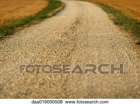 Gravel road View Large Photo Image Stock Photo - Gravel road. Fotosearch