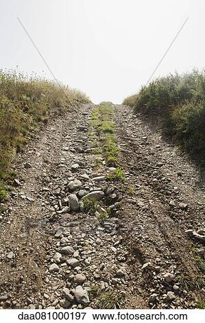 Gravel road View Large Photo Image Stock Photo - Gravel road. Fotosearch