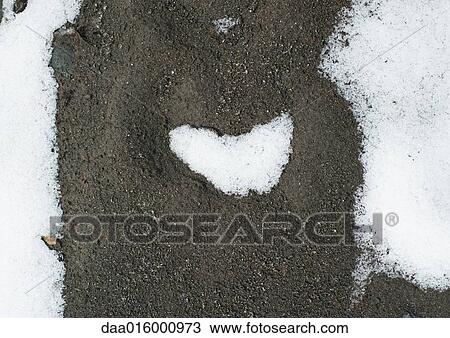 Heart-shape made of snow View Large Photo Image Stock Image - Heart-shape made of snow. Fotosearch