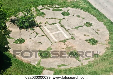 Stock Photo - Helipad. Fotosearch