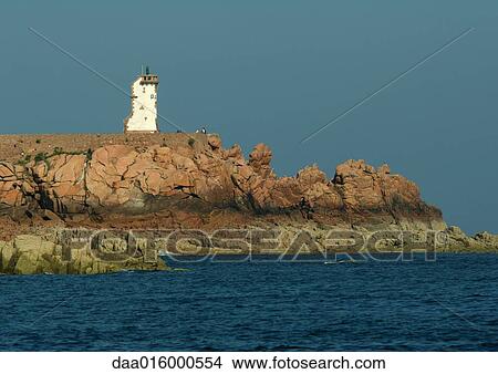Ile de Brehat, Brittany, France, lighthouse and coastal rock formations View Large Photo Image Picture - Ile de Brehat, Brittany, France, lighthouse and coastal rock formations. Fotosearch