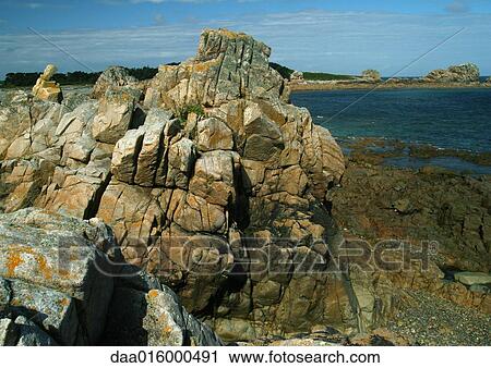 Ile de Brehat, Brittany, France, coastal rock formations View Large Photo Image Stock Image - Ile de Brehat, Brittany, France, coastal rock formations. Fotosearch
