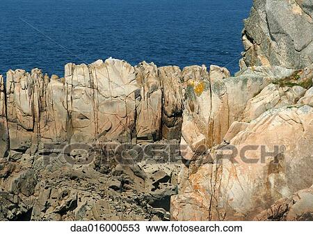 Ile de Brehat, Brittany, France, coastal rock formations View Large Photo Image Stock Image - Ile de Brehat, Brittany, France, coastal rock formations. Fotosearch