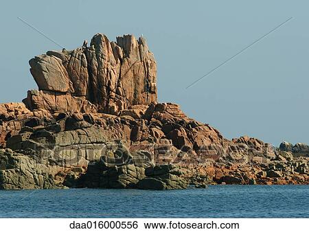 Ile de Brehat, Brittany, France, coastal rock formations View Large Photo Image Stock Photograph - Ile de Brehat, Brittany, France, coastal rock formations. Fotosearch