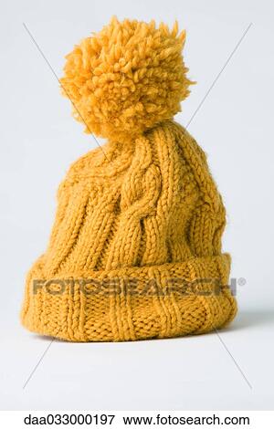 Knit hat, close up View Large Photo Image Stock Photo - Knit hat, close up. Fotosearch