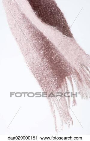 Stock Image - Knit scarf, close-up. Fotosearch