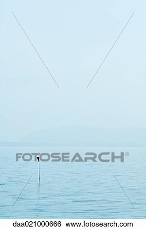 Marker in lake View Large Photo Image Stock Photograph - Marker in lake. Fotosearch