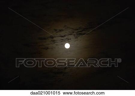 Stock Photography - Moon at night. Fotosearch