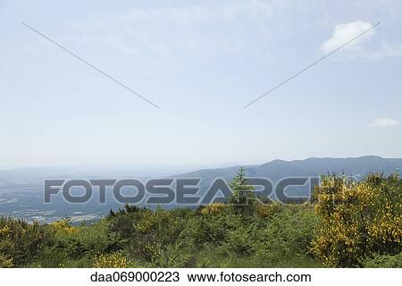Mountain ranges and valley, high angle view View Large Photo Image Stock Image - Mountain ranges and valley, high angle view. Fotosearch