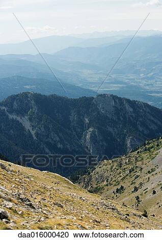 Stock Image - Mountainous landscape. Fotosearch
